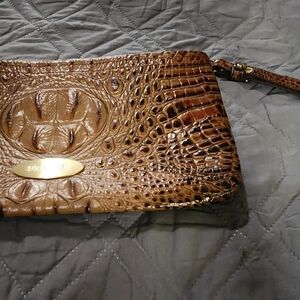 Brahman clutch, tan color